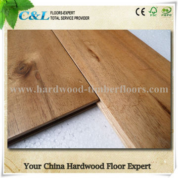 2014 Best Selling Acacia Handscraped wood floors