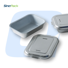 JX-216 Small Size Aluminium Foil Containers For Airline Food