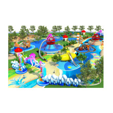 New Design Children's Outdoor Themed Plastic Water Park Playground
