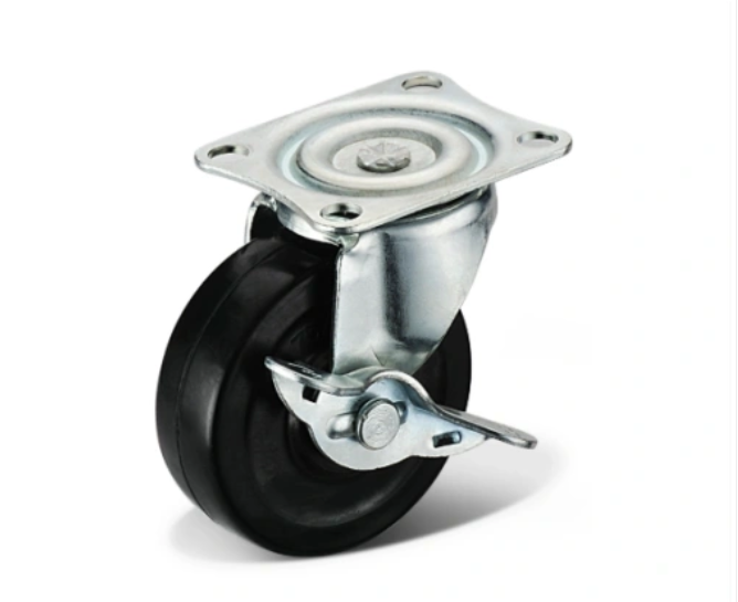 Middle Heavy Duty Casters With Rubber Wheels