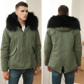 Mens Parka Coats with Fur Hood Cost-effective Custom