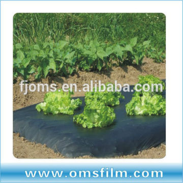 White and black ground cover mulching film