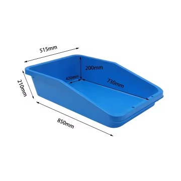 Industrial Food Grade Plastic Storage Tray Moving Crates