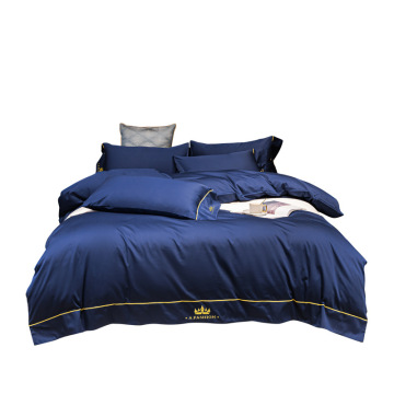 Wholesale Luxury Washed Silk Bedding Set - 4pcs Quilt Cover, Bed Sheets, and Spreads