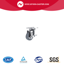 double ball bearing stainless steel caster with TRB wheels