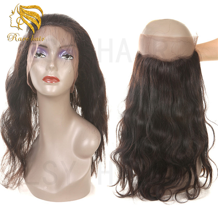 Pre Plucked Cuticle Aligned Deep Wave Full Ponytail Swiss 360 Lace Frontal Wig