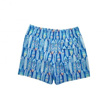 Schnell trockener Stretchdruck Herrenstrandshorts