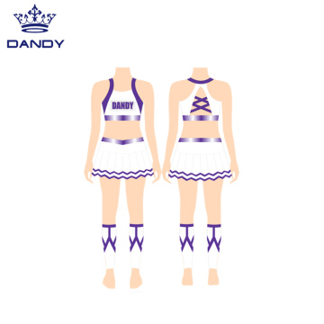 Tops u Dbielet tal-Kostum tal-Cheerleader tal-Bniet