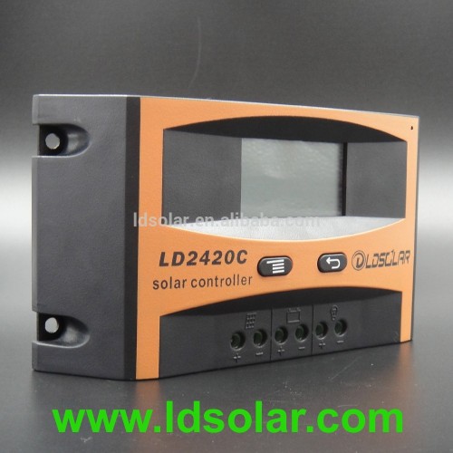 10A 20A pwm solar charge controller with large LCD screen