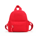 Özel tuval logo anti kayıp sevimli hafif çocuk kızlar yürümeye başlayan çocuk okul sırt çantası çanta