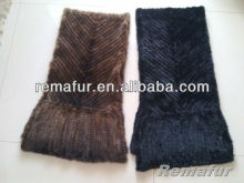 Luxury knitted mink capes for women