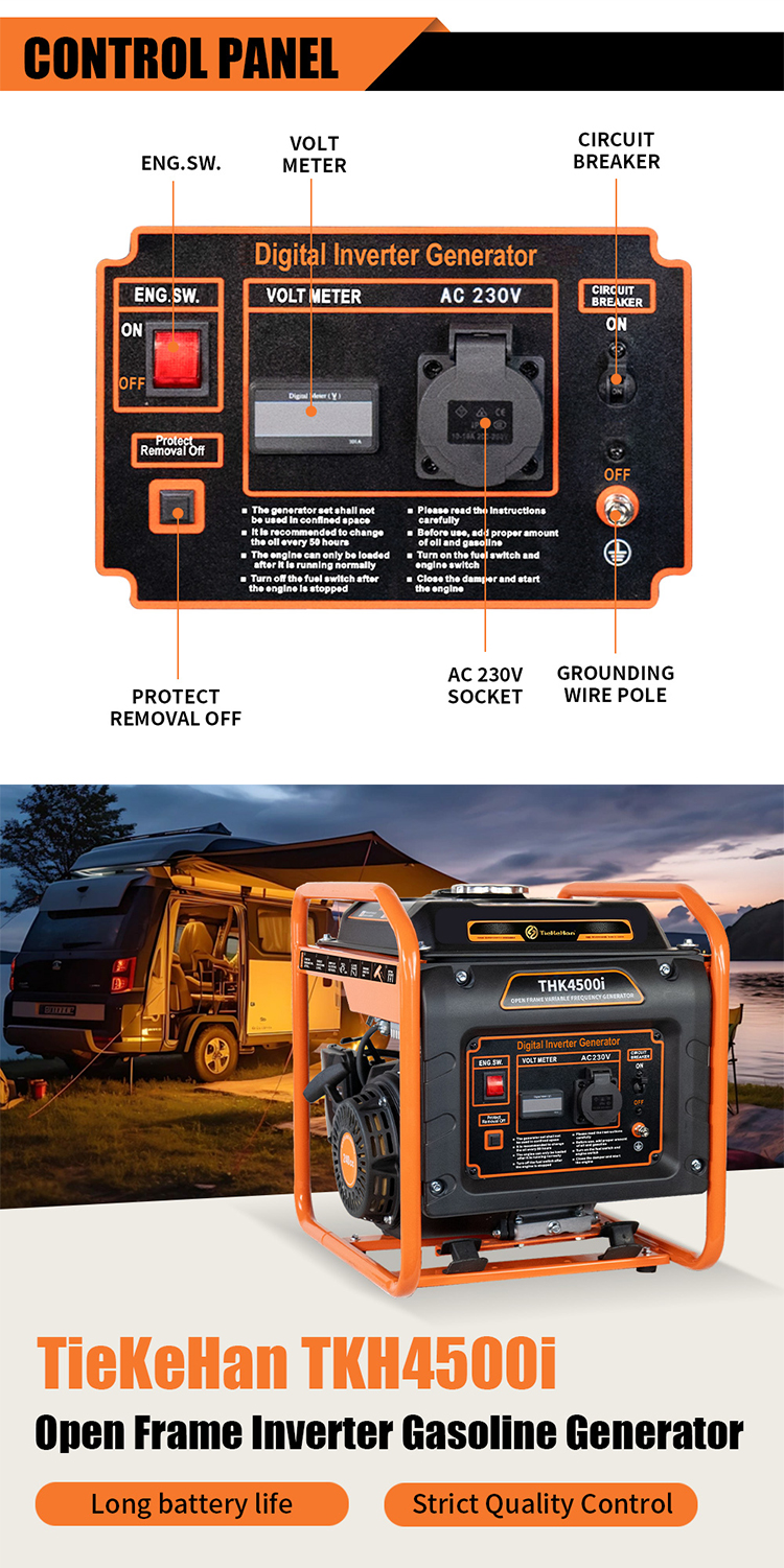 Generador inversor de marco abierto (12) Open-Frame Inverter Generator (12)