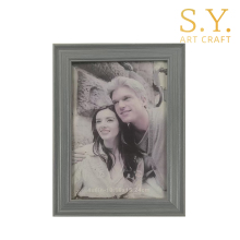 Durable Grey Picture Frame with Clear Acrylic Front