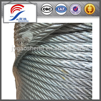 6X37 non-rotating steel cable for loading and unloading