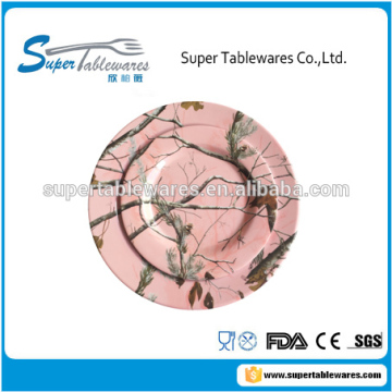 melamine round dinner plate and side plate set for USA market