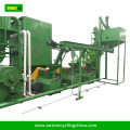 High output waste vehicle tire recycling line