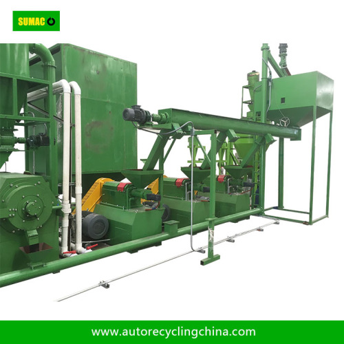 Automatic waste car tyre recycling machine for sale