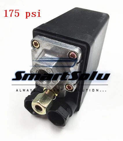 175 Psi 1 Port Air Compressor Pressure Switch Plastic Shell