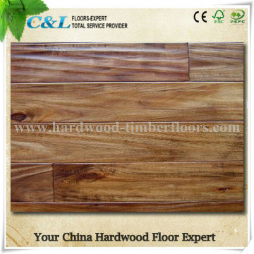 Embossed natural color acacia Asian walnut hardwood floors