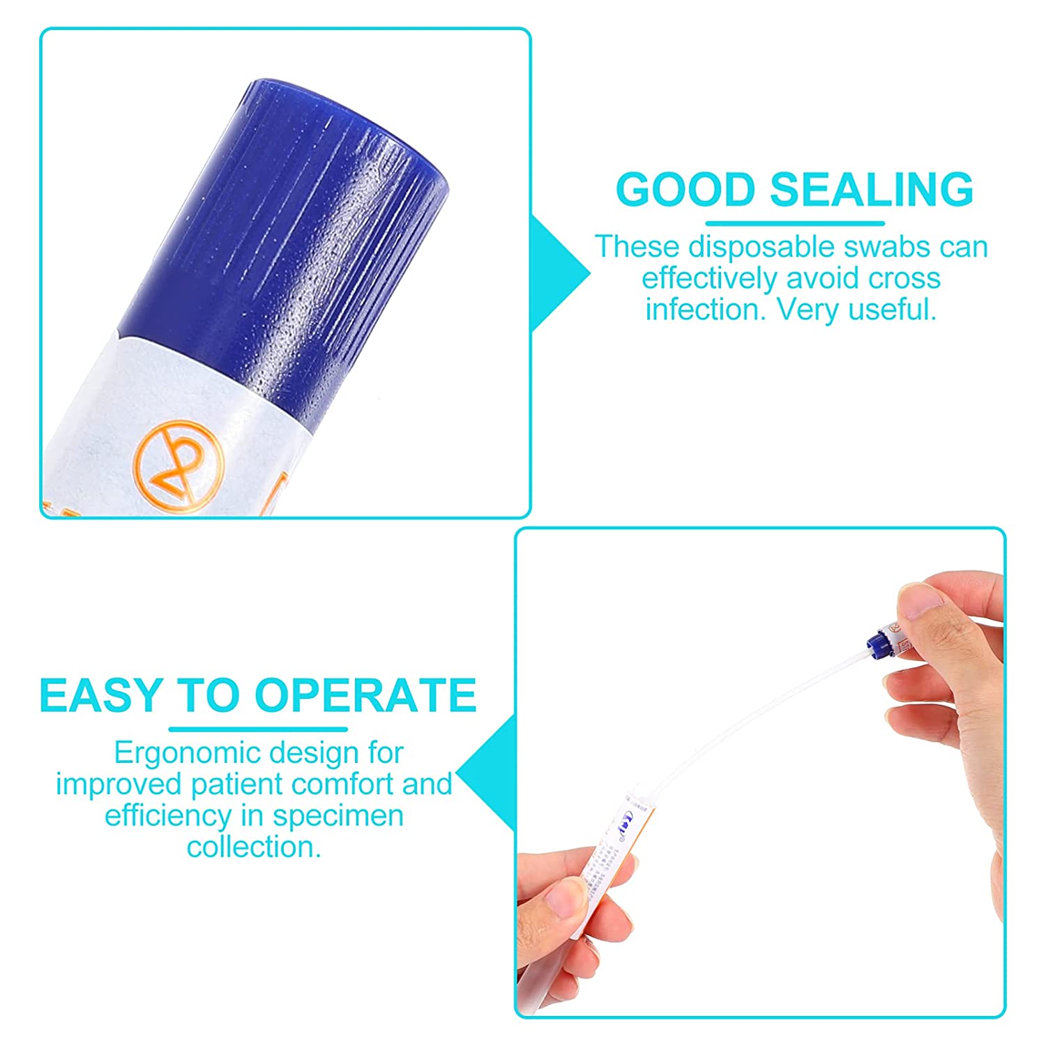 Disposable Medical Swab DNA Vaginal Collection Female Swabs