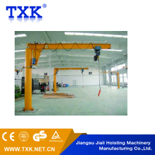 column mounted 360 degree rotating 5 ton slewing jib crane