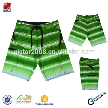 green stripe design 4 -way stretch men's shorts