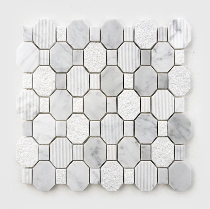Personalizzazione delle piastrelle a mosaico in marmo