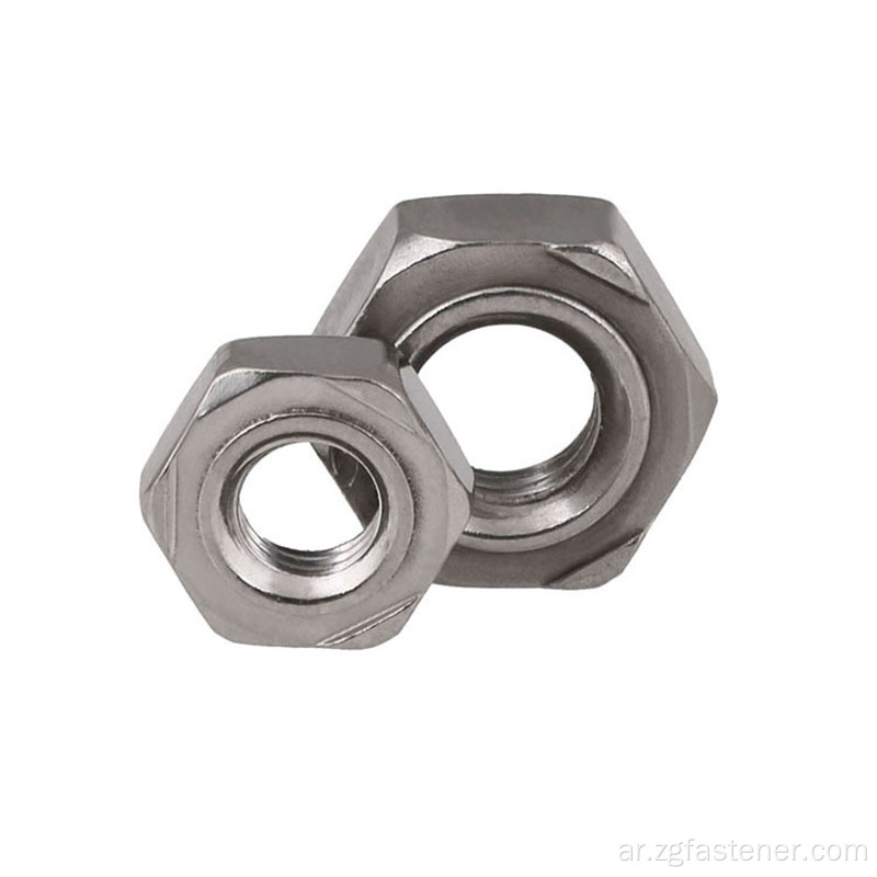 مسدس لحام المكسرات DIN929 HEX WELD NUT