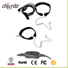 2016 Latest neckband earphone noise cancelling throat microphone headset