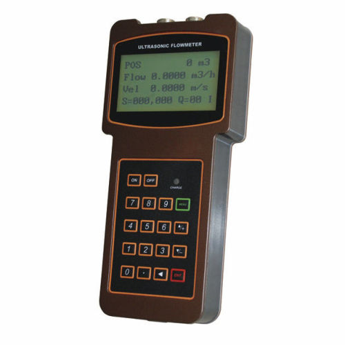 Portable Handheld Ultrasonic Flow Meter, Clamp-on Transducer Measuring Flowemeter Tuf-2000h