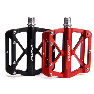 Large Bicycle Platform Pedals 9/16" with Anti-Skid Nail Bike Pedals Soomth Runing 3 Bearings Pedals