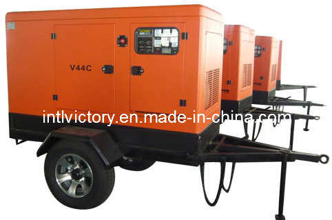 Trailer-Mounted Genset 30kVA~150kVA Powered by Perkins Engine