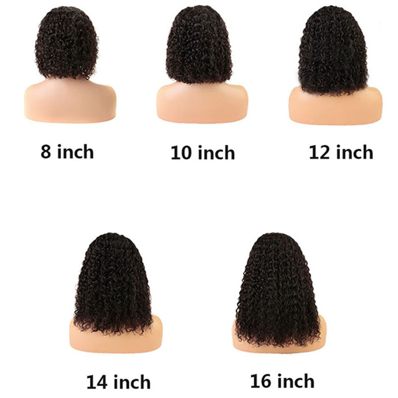 Pre Plucked Short Bob Full Lace Human Hair Wigs For Black Women Wet Wavy Lace Front Wig With Baby Hair Bleached Knots