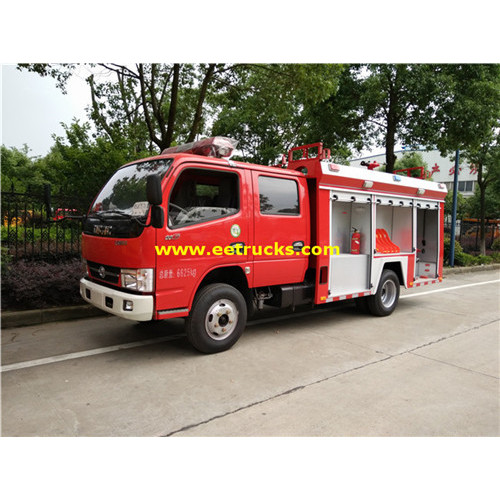 Camions de pompiers spéciaux Dongfeng de 1000 gallons