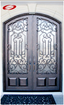 Iron And Glass Front Doors