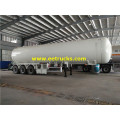 50 CBM LPG Gas Truck Semi-remorques