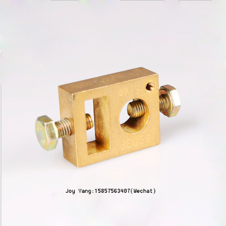 High quality ground clamp brass,cable clamp,Ground rod clamp for earthing and lightning protection system