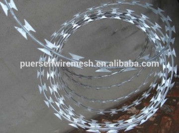 low price galvanized razor wire/razor barbed wire/ razor wire fencing