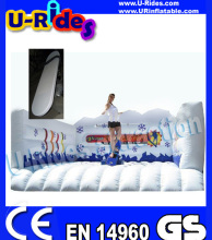 White Color Snowboard Ride Game