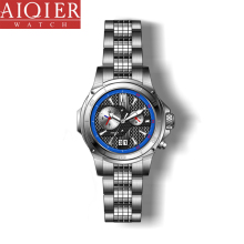 Men new black classic waterproof dive watch