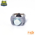 Plastic Base Single Stud Fitting With SS D Ring For Cargo