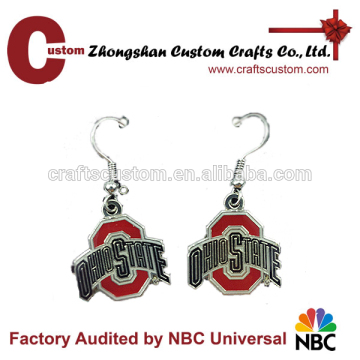 2016 Hot Popular Custom letter Souvenir earrings gifts in bulk sales