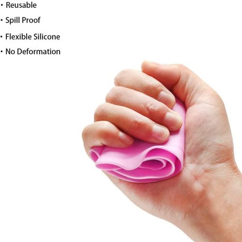 Pot Porta en silicone réutilisable pour femme