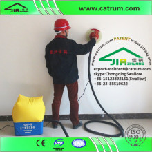 world first backpack construction tool for wall