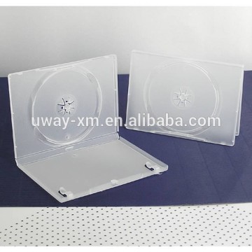 PP 14mm single clear DVD case/14mm dvd box