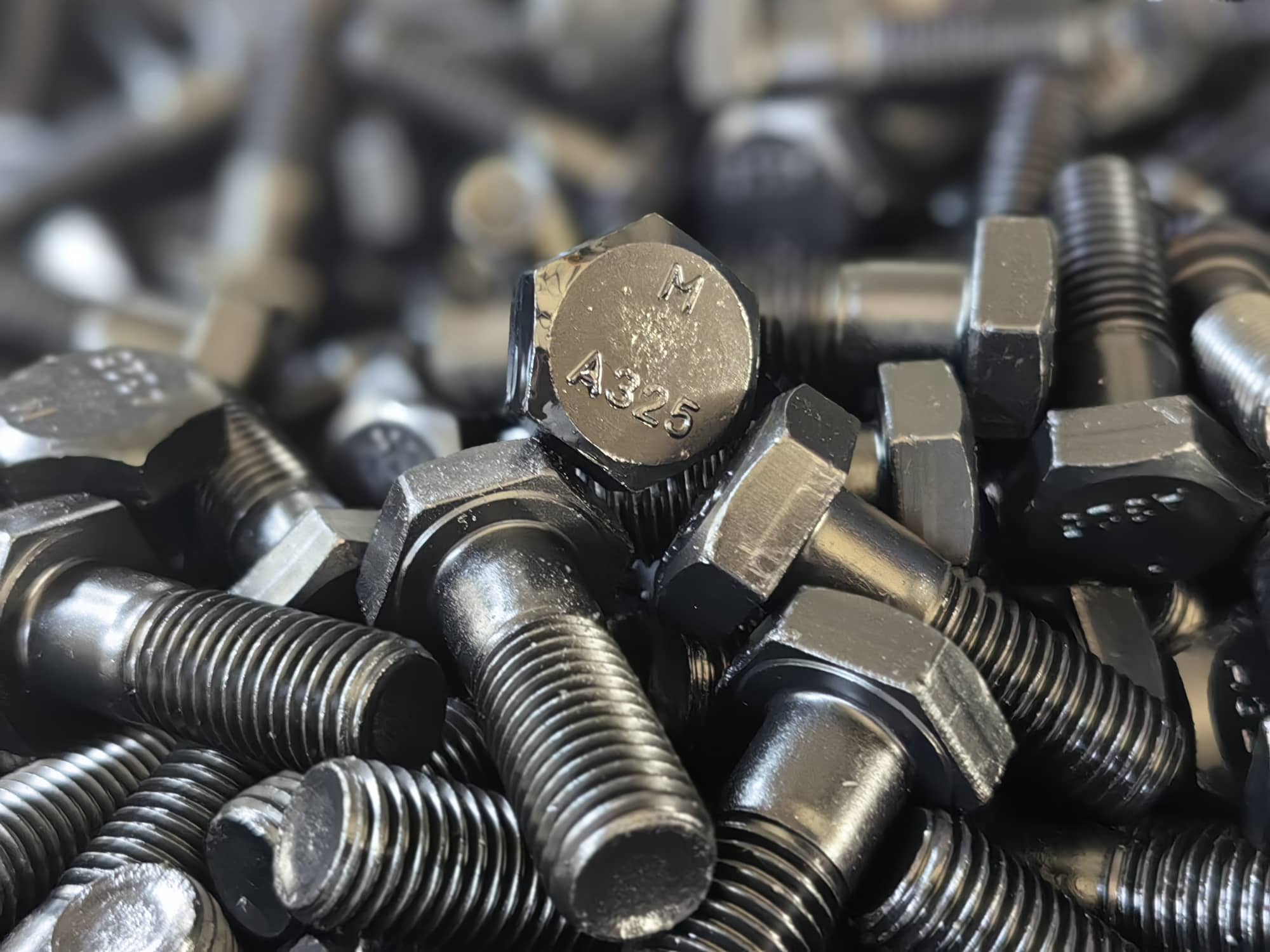 ASME B18.2.6 ASTM F3125 A325 nehéz hatlapfejű csavarok és anyák