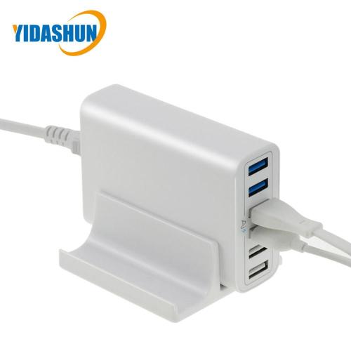 Cargador USB QC3.0 de carga rápida de 6 puertos