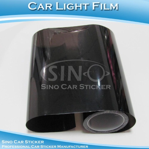 Decoratieve zwarte auto koplamp Film auto Tint Film lichte Tint