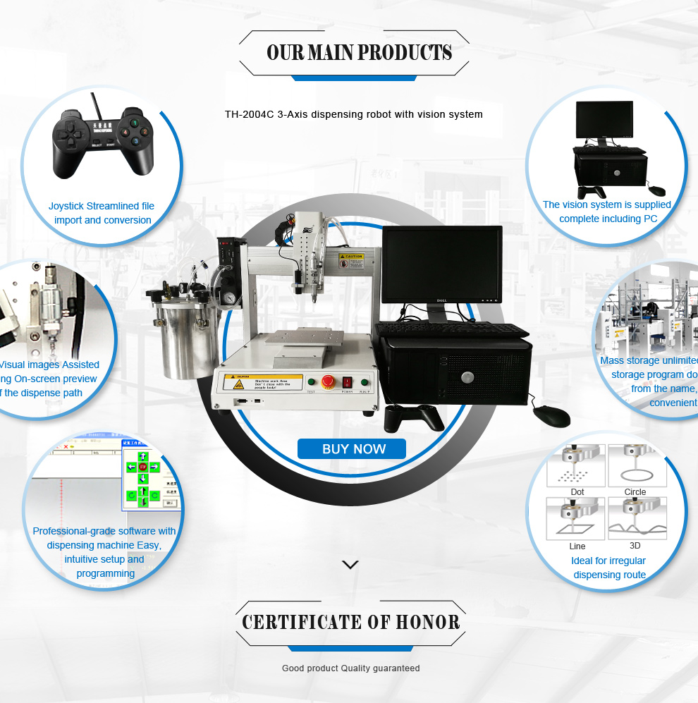 Robotic Desktop  glue dispensing machine TH-2004C-K