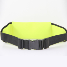 Yellow Neoprene Waist Belt Bags With Adjustable Strap